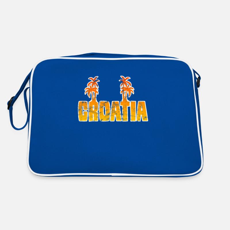 Kroatien Urlaub Retro Tasche