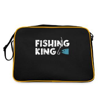 Roi de la pêche - Sac Retro - noir/or - Dos