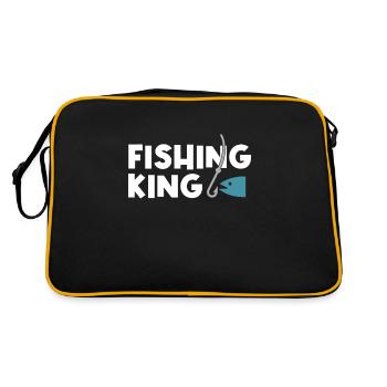 Roi de la pêche - Sac Retro - noir/or - Dos