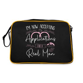 Happy Divorce Party I'm Now - Retro Tasche - Schwarz/Gold - Hinten