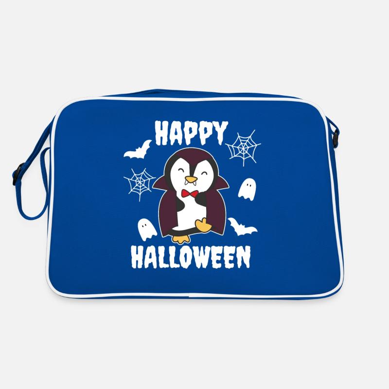 Penguin Happy Halloween Cute Vampire Costume Retro Bag
