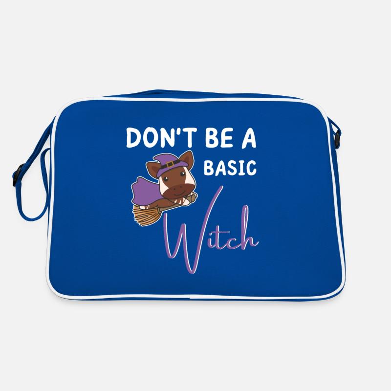 Okapi Halloween Hexen don't be a basic witch Retro Tasche
