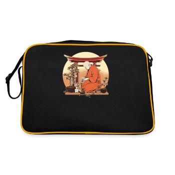 Bonsai Tree Plants Bonsai Tree Zen-monk Bonsai - Retro Bag - black/gold - Back
