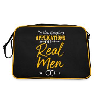 Happy Divorce Party I'm Now - Retro Tasche - Schwarz/Gold - Hinten