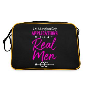 Happy Divorce Party I'm Now - Retro Tasche - Schwarz/Gold - Hinten