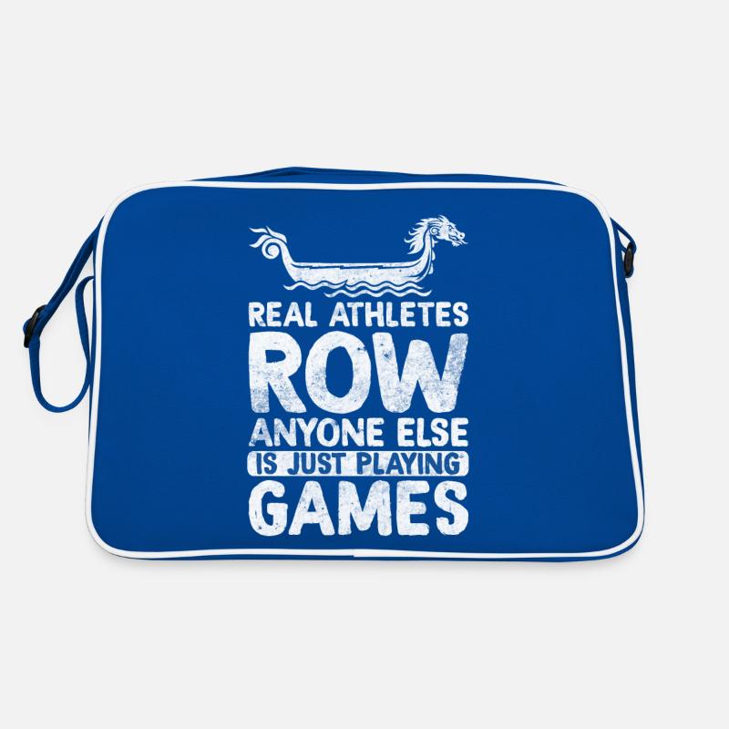 Fun dragon boat races Retro Bag
