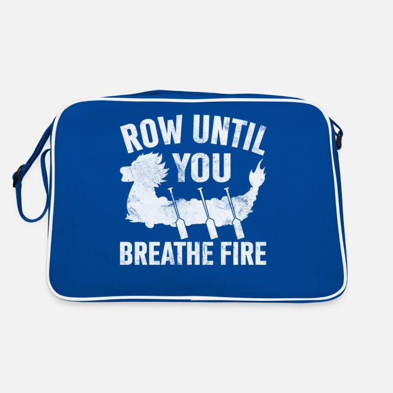 Funny Dragon Boat Racing Paddle Retro Bag