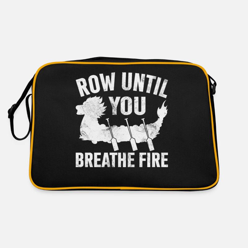 Funny Dragon Boat Racing Paddle Retro Bag