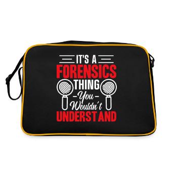 Funny coroner - Retro Bag - black/gold - Back