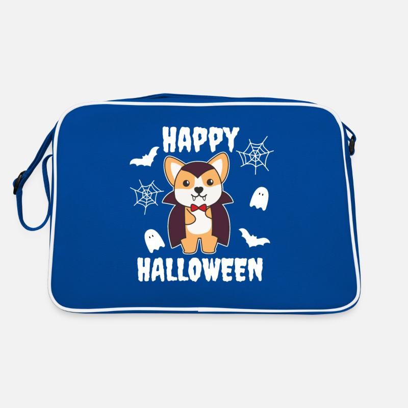 Corgi Joyeux Halloween Mignon Costume de Vampire Sac Retro