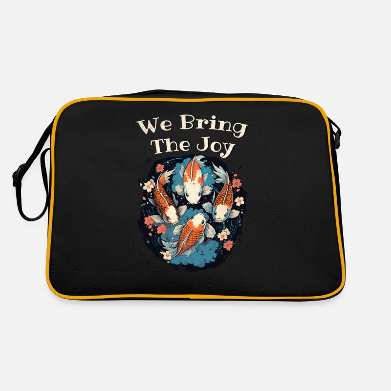 koi fish koi carp koi garden pond funny Retro Bag