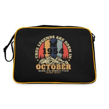 Original October 1954 vintage anniversary 1954 - Retro Bag - black/gold - Back
