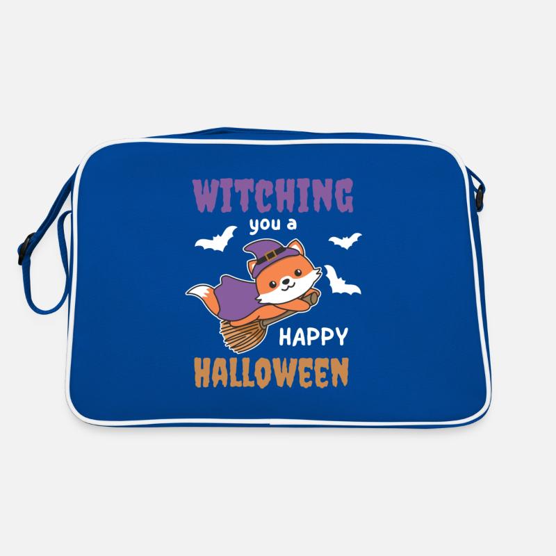 Fox Witch Witching you a Happy Halloween Retro Bag