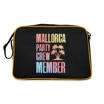 Majorque Party Crew - Sac Retro - noir/or - Dos