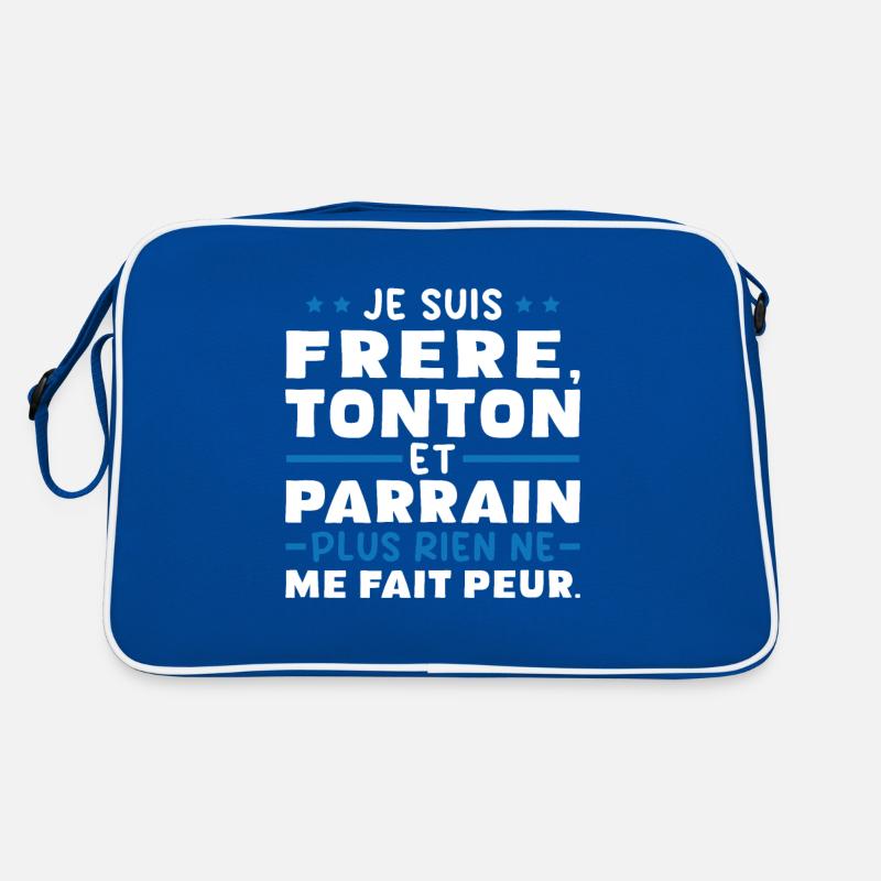 Frère tonton et Parrain Sac Retro