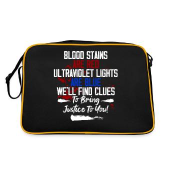 Funny coroner - Retro Bag - black/gold - Back