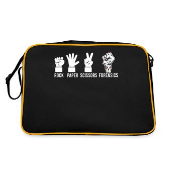 Funny coroner - Retro Bag - black/gold - Back