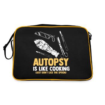 Funny coroner - Retro Bag - black/gold - Back