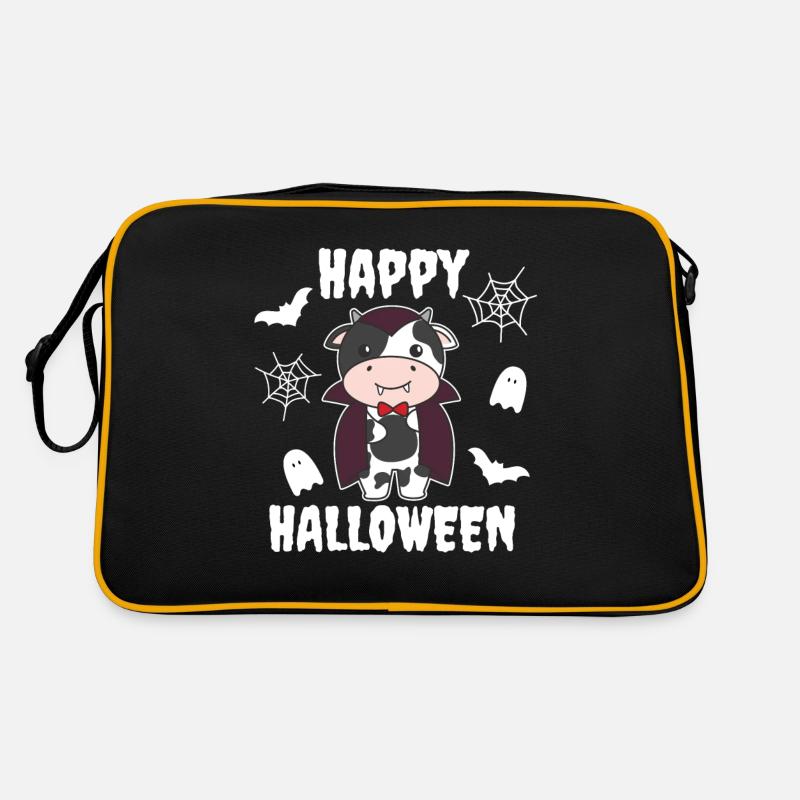 Vache Joyeux Halloween Mignon Costume de Vampire Sac Retro