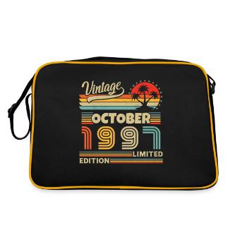 Original October 1997 vintage anniversary 1997 - Retro Bag - black/gold - Back