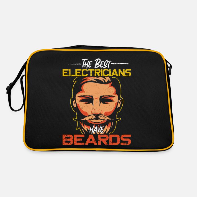 Beard Lover Bearded Man Retro Bag