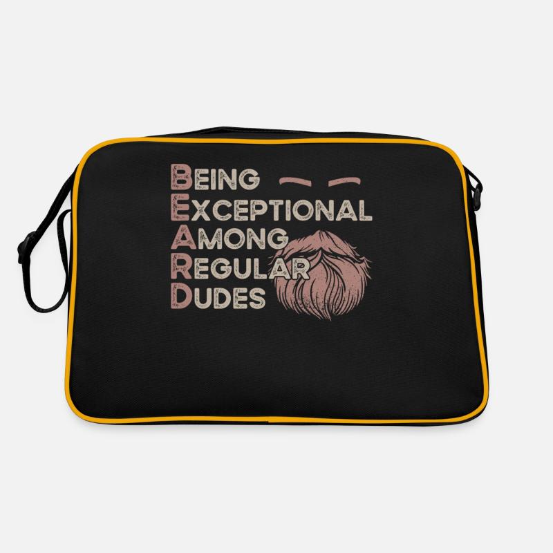 Beard Lover Bearded Man Ginger Retro Tasche