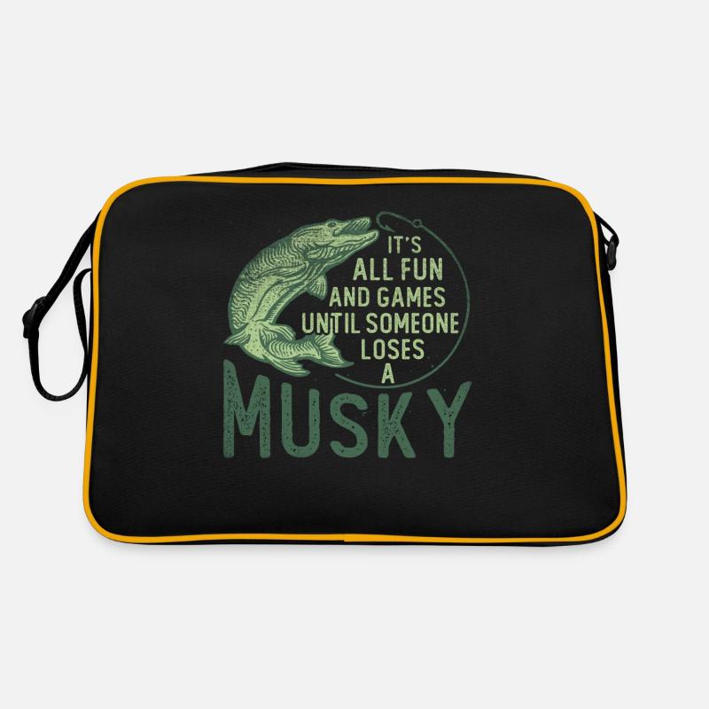 All fun & games until someone loses a Musky Retro Tasche