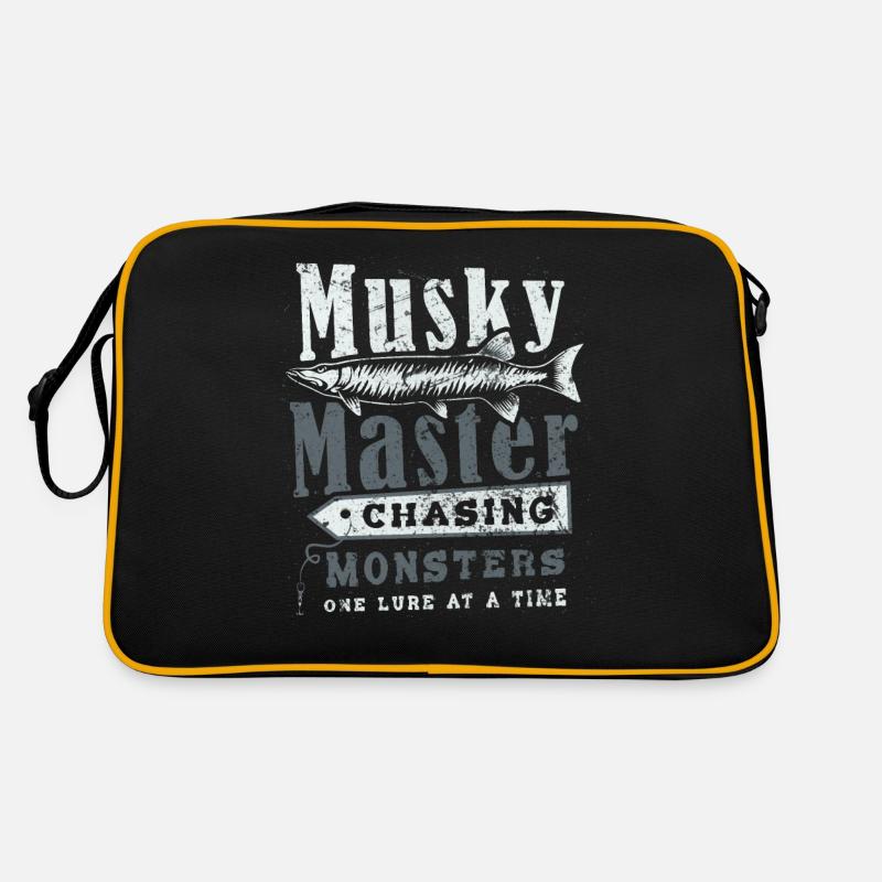 Musky Master - Chasing Monsters One Lure At A Time Retro Bag