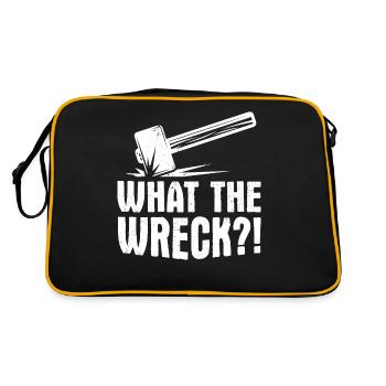 Funny House Demolition Day Sledgehammer - Retro Bag - black/gold - Back