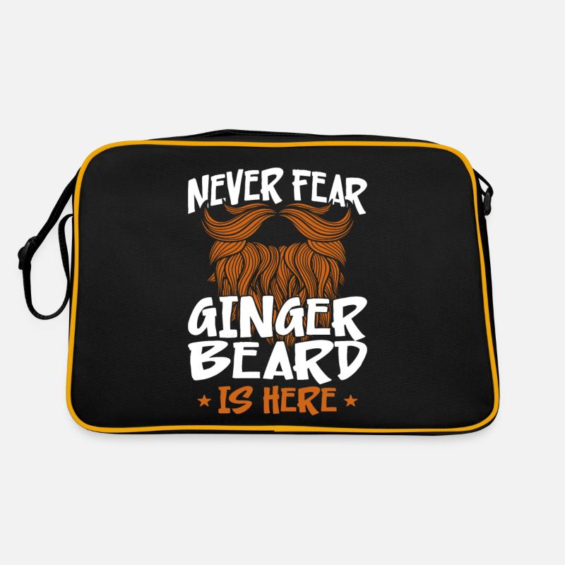 Beard Lover Bearded Man Ginger Retro Tasche
