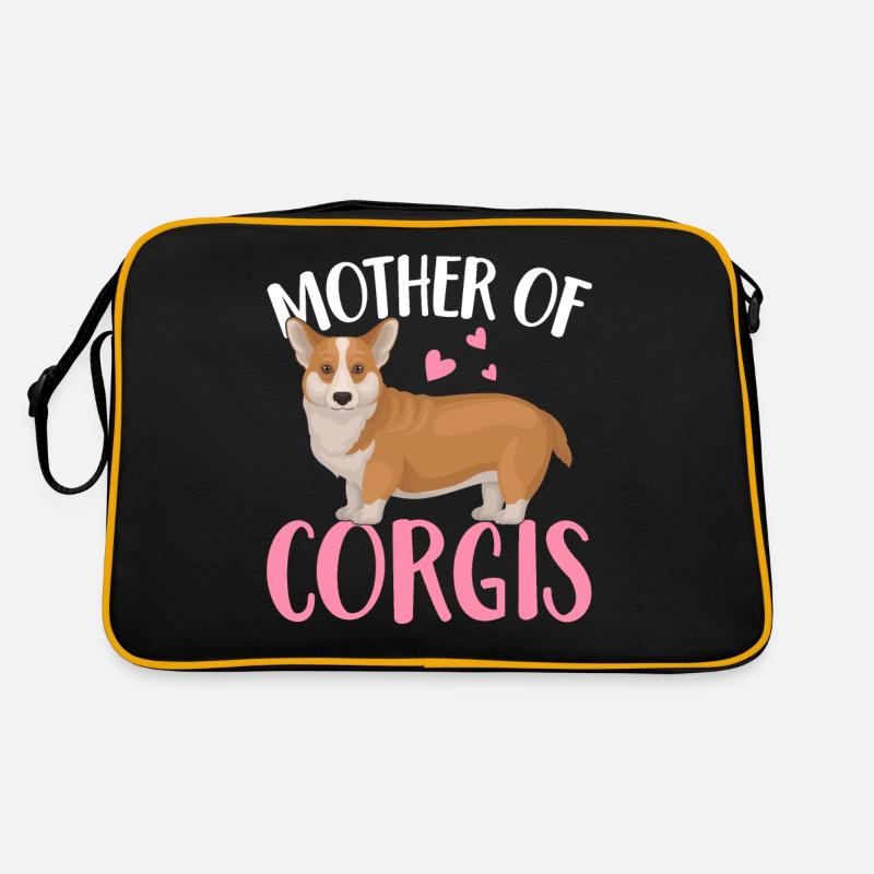Mutter von Corgis Retro Tasche