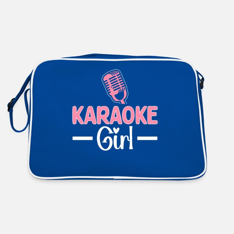 Funny Karaoke Music Lover Singer Retro Bag