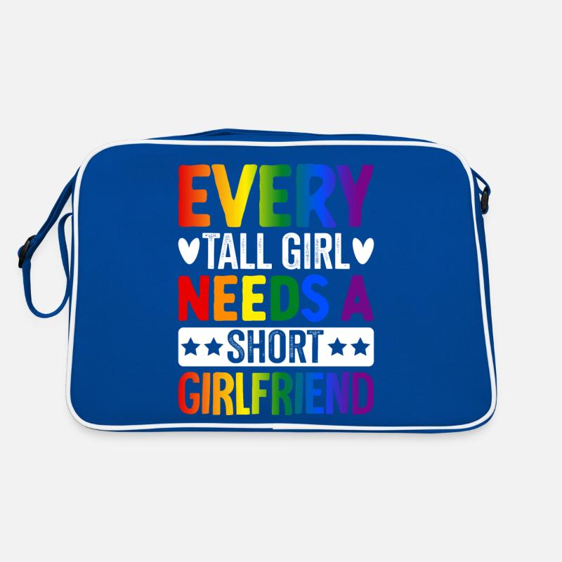 Lesbisch LGBTQ Mädchen Retro Tasche