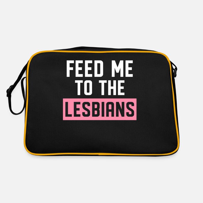 LGBTQ - Retro Tasche - Schwarz/Gold