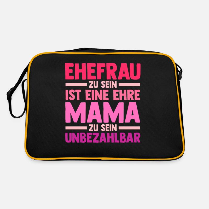 Ehefrau Mutter Mama Retro Tasche