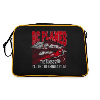 Le plus proche que j’aurai d’être un modèle pilote - Sac Retro - noir/or - Dos