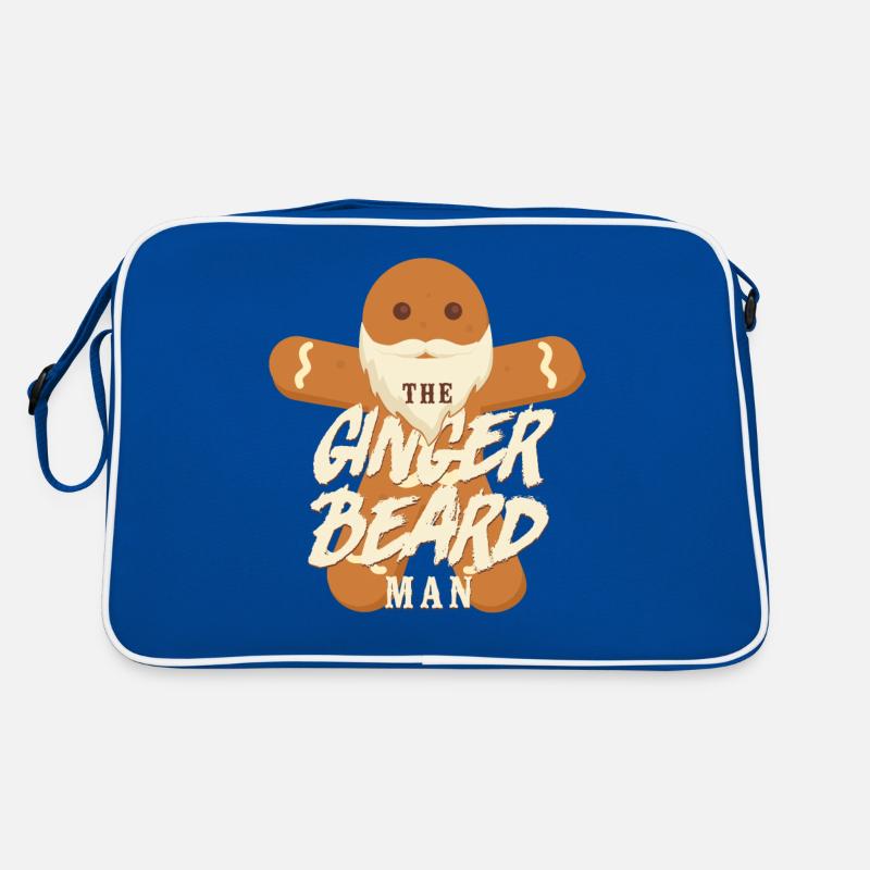 Beard Lover Bearded Man Christmas Retro Tasche