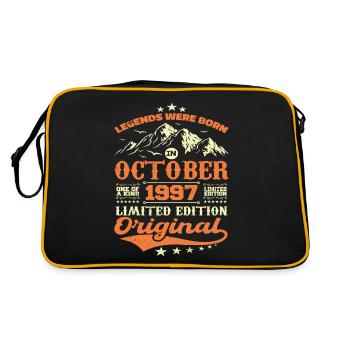 Original October 1997 vintage anniversary 1997 - Retro Bag - black/gold - Back