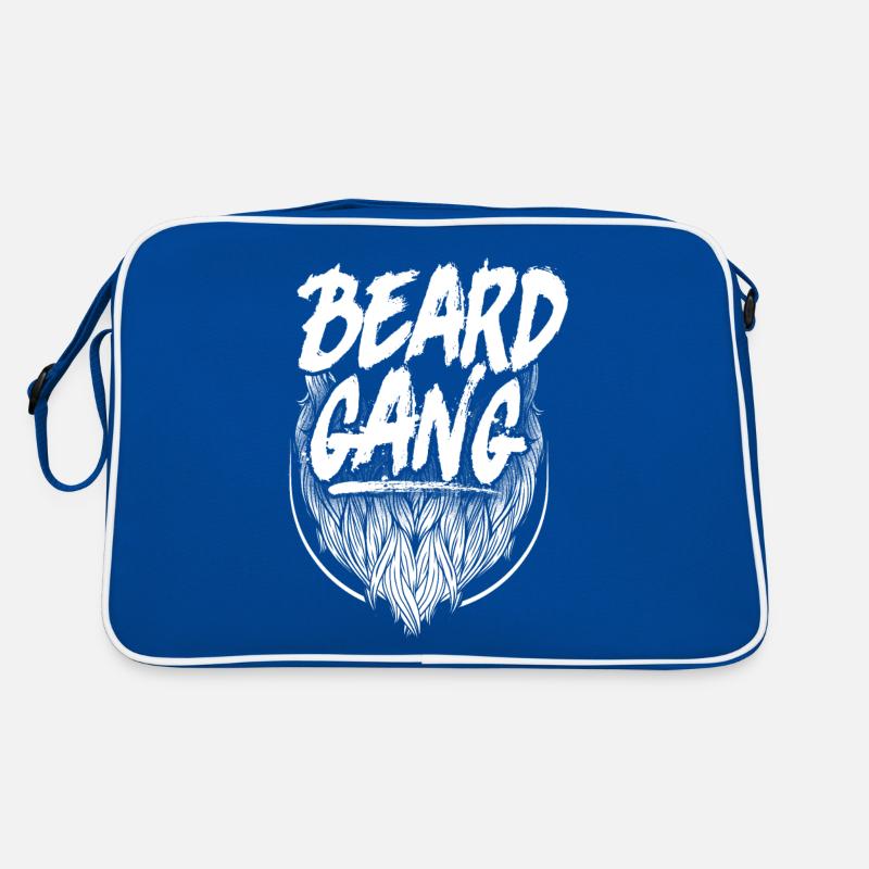 Beard Lover Bearded Man Beard Gang Retro Tasche