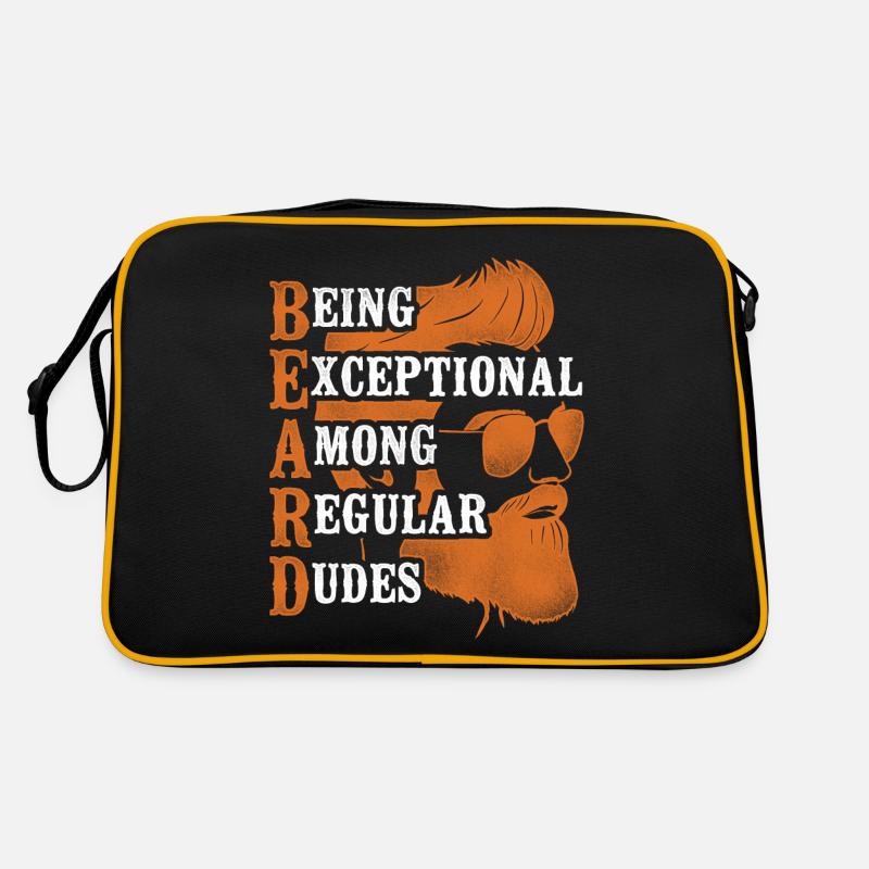 Beard Lover Bearded Man Ginger Retro Tasche