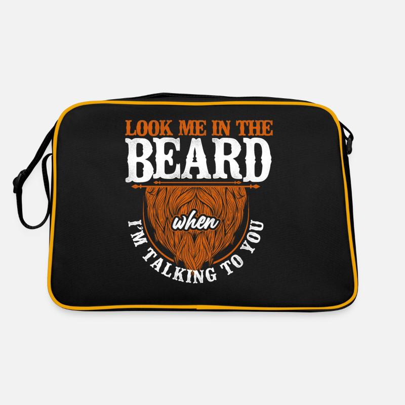 Beard Lover Bearded Man Ginger Retro Tasche