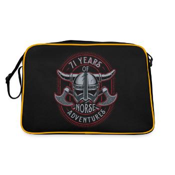 71 Years of Norse Adventures - 71. - Retro Bag - black/gold - Back