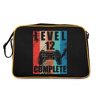 Level 12 complete - Retro Bag - black/gold - Back