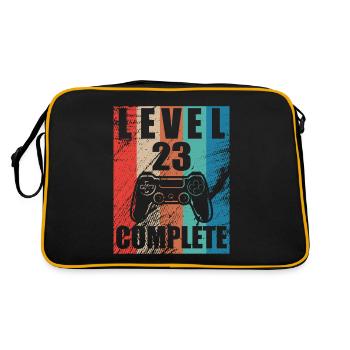 Level 23 complete - Retro Bag - black/gold - Back
