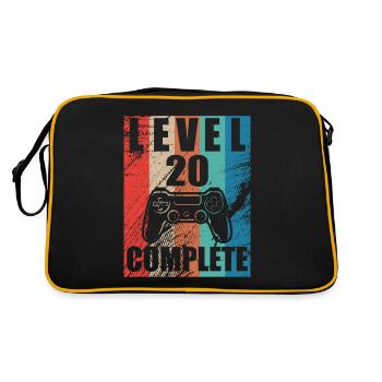 Level 20 complete - Retro Bag - black/gold - Back