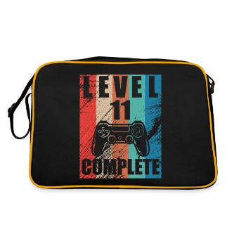Level 11 complete - Retro Bag - black/gold - Back