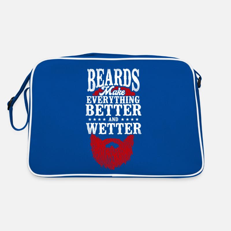Beard Lover Bearded Man Ginger Retro Tasche