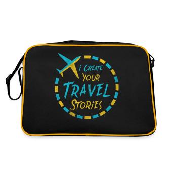 Je crée vos récits de voyage agence de voyages - Sac Retro - noir/or - Dos