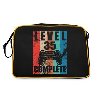 Level 35 complete - Retro Bag - black/gold - Back