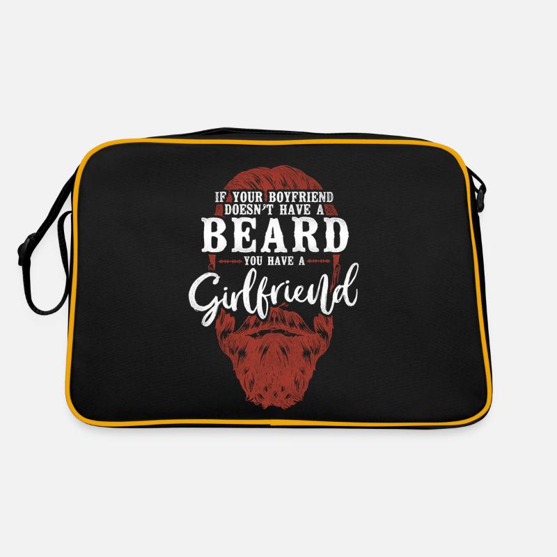 Beard Lover Bearded Man Ginger Retro Tasche